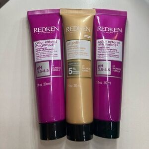 Redken Color Extend Magnetics & All Soft Trio - Pink & Gold